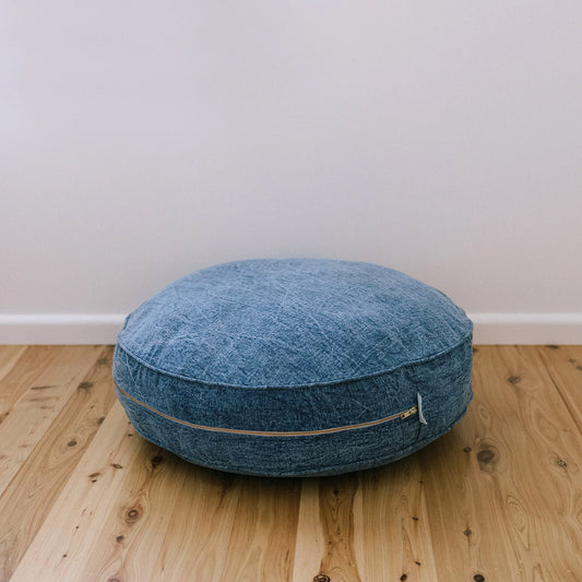 Azure Denim dog bed / floor cushion  EXTRA COVER